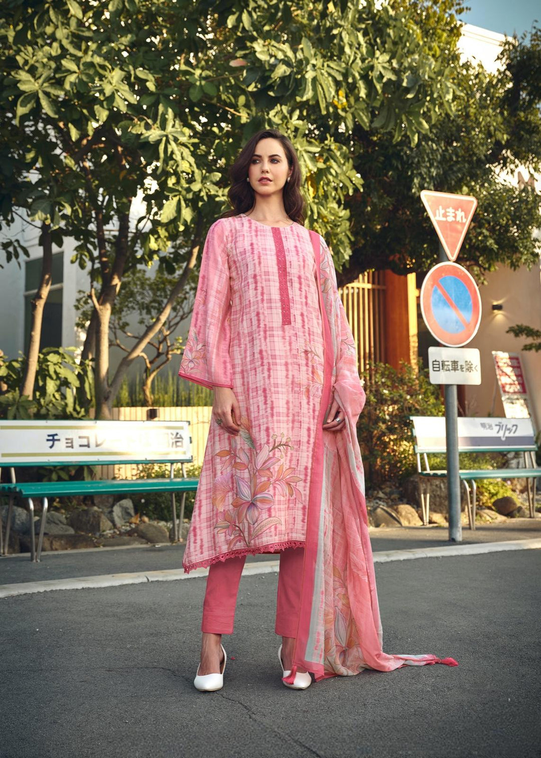 Rose Pure Muslin Silk Salwar Suit - PRM Trendz -
